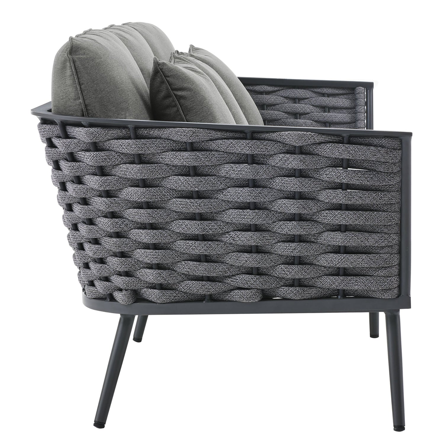 Stance Outdoor Patio Aluminum Sofa by Modway