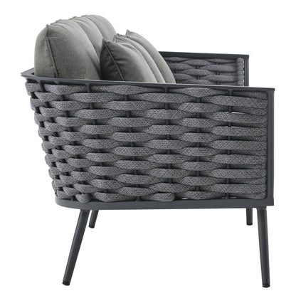 Stance Outdoor Patio Aluminum Sofa by Modway