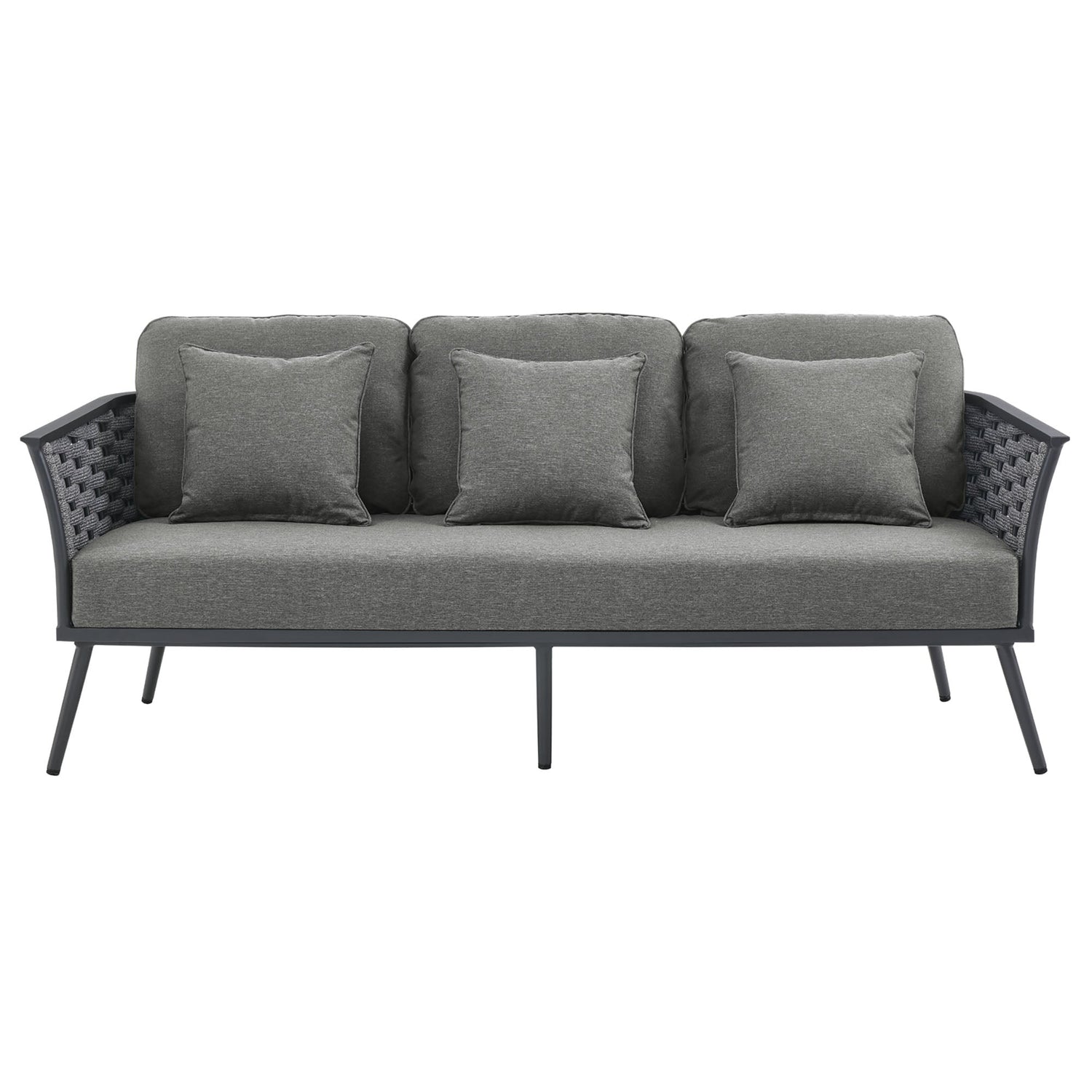 Stance Outdoor Patio Aluminum Sofa by Modway