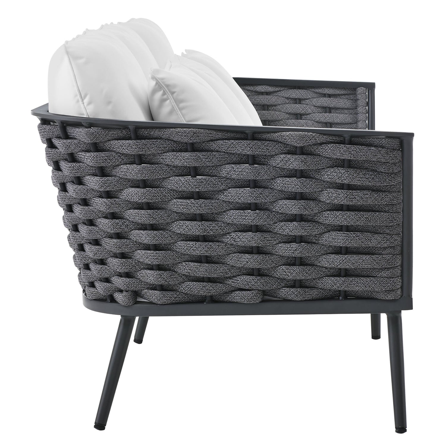 Stance Outdoor Patio Aluminum Sofa by Modway