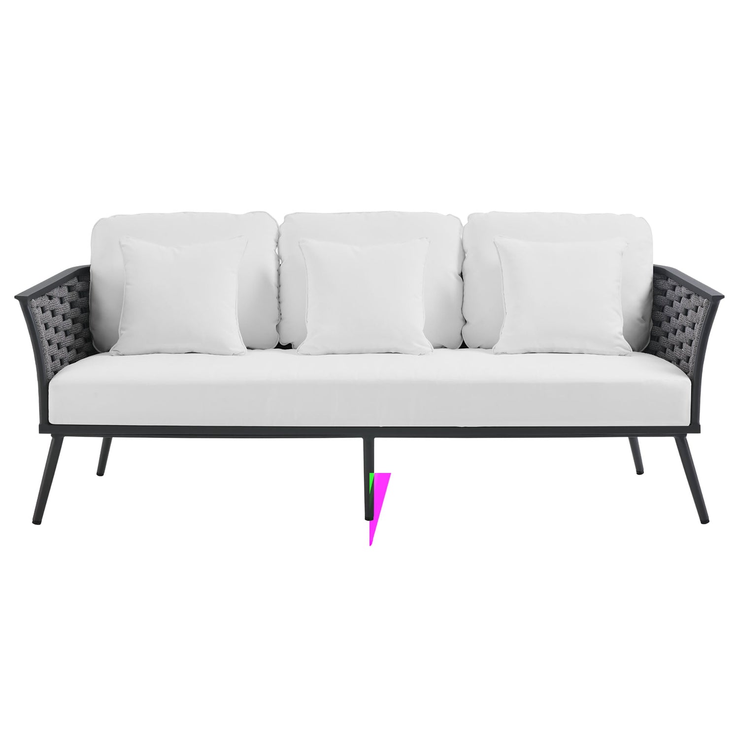 Stance Outdoor Patio Aluminum Sofa by Modway
