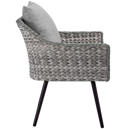 Endeavor Outdoor Patio Wicker Rattan Armchair By HouseBean