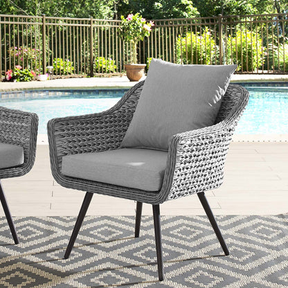 Endeavor Outdoor Patio Wicker Rattan Armchair By HouseBean