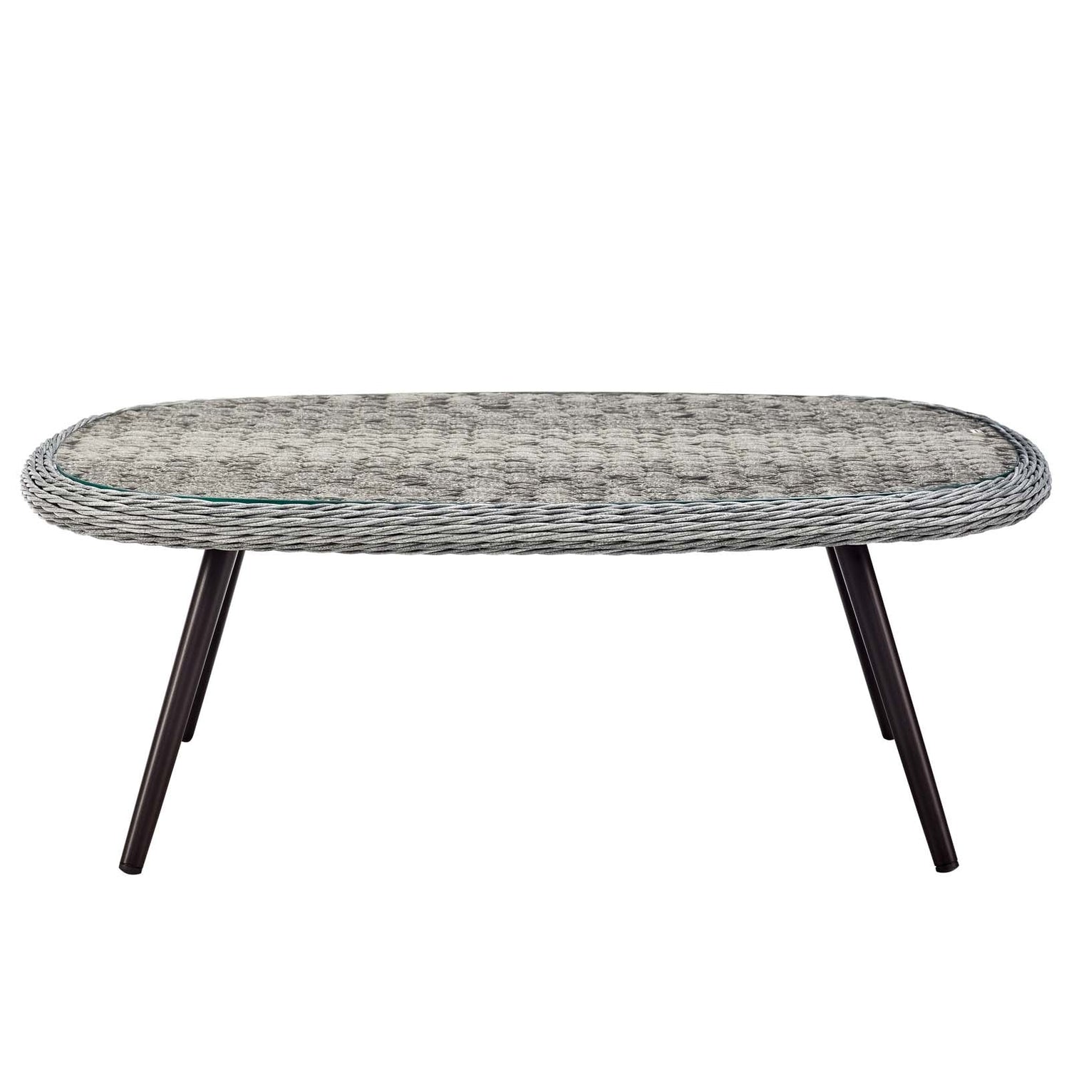 Endeavor Outdoor Patio Wicker Rattan Coffee Table By HouseBean