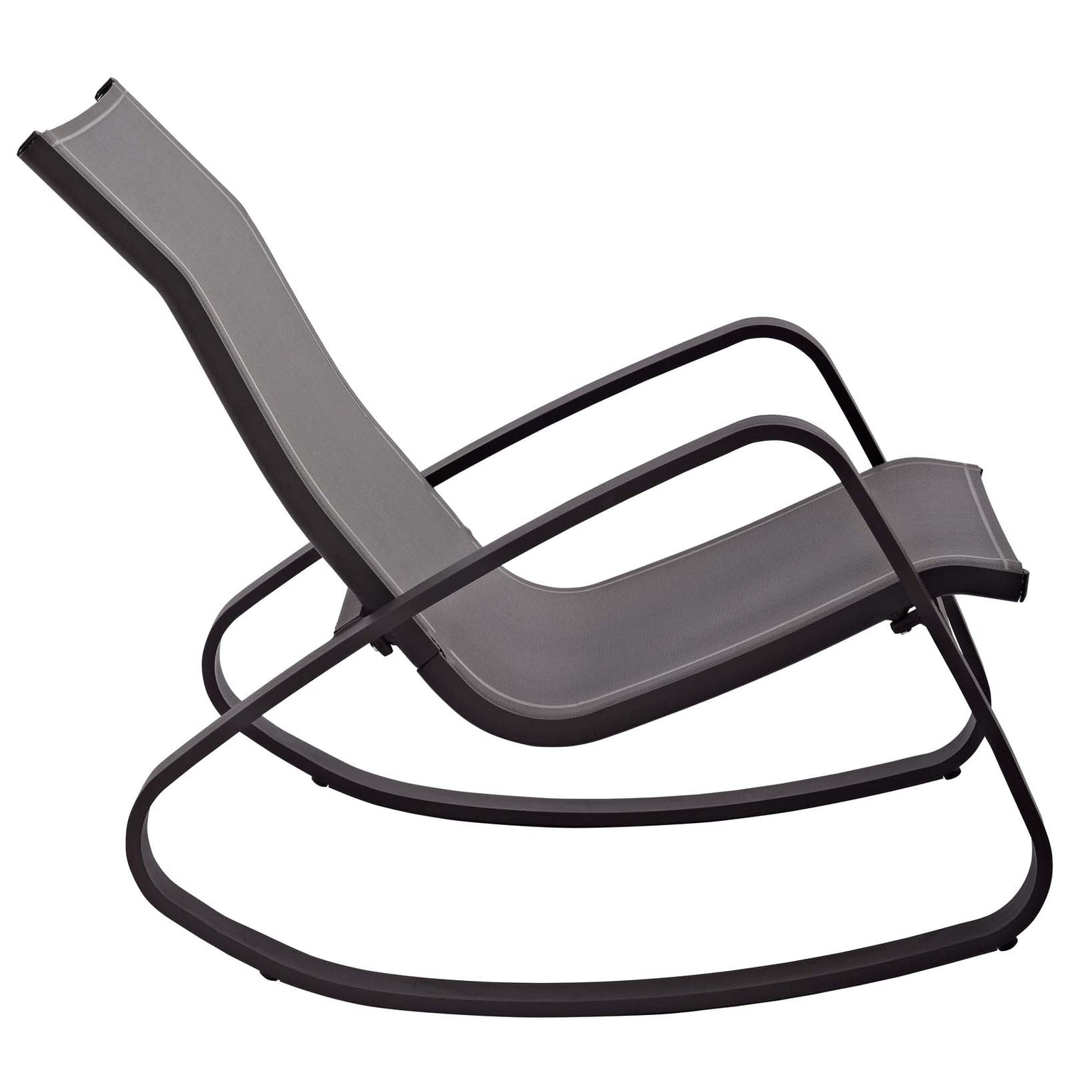 Traveler Rocking Outdoor Patio Mesh Sling Lounge Chair by Modway