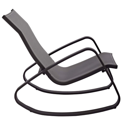 Traveler Rocking Outdoor Patio Mesh Sling Lounge Chair by Modway