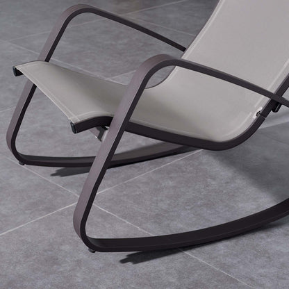 Traveler Rocking Outdoor Patio Mesh Sling Lounge Chair by Modway