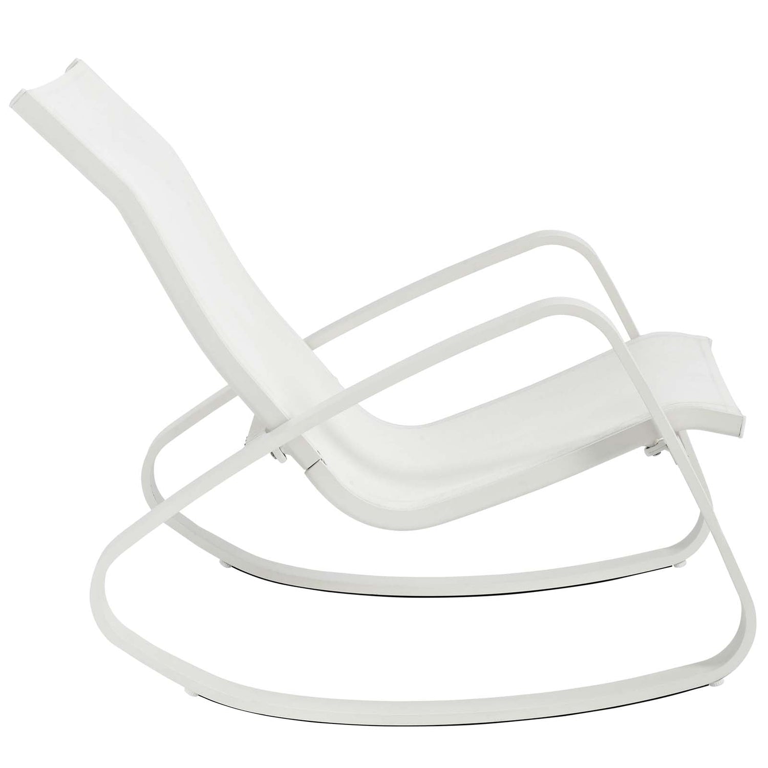 Traveler Rocking Outdoor Patio Mesh Sling Lounge Chair by Modway