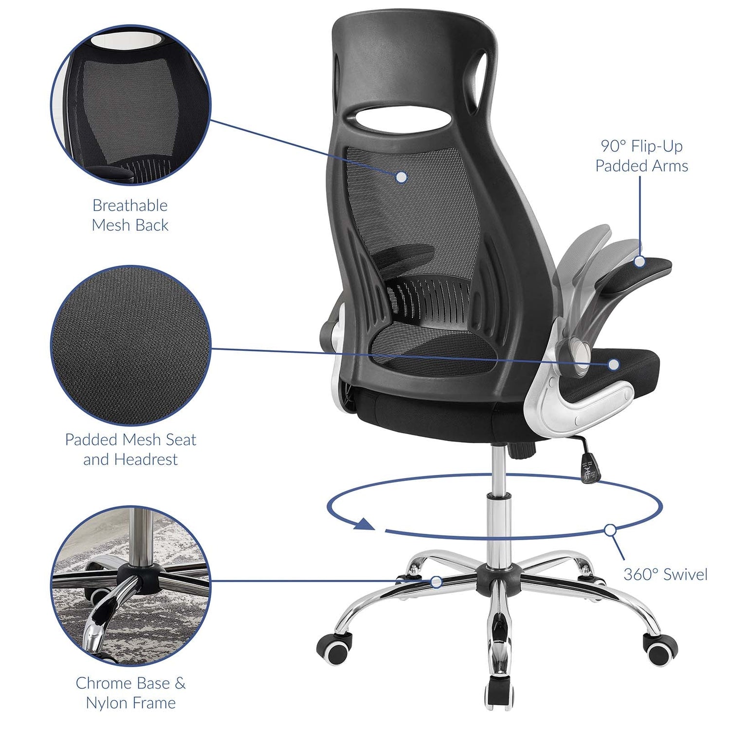 Expedite Highback Office Chair By HouseBean