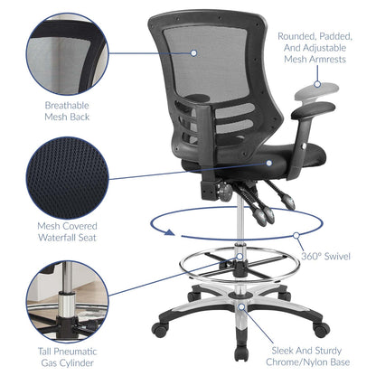 Calibrate Mesh Drafting Chair By HouseBean