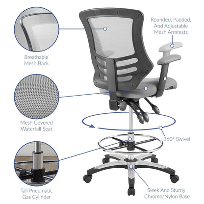 Calibrate Mesh Drafting Chair By HouseBean