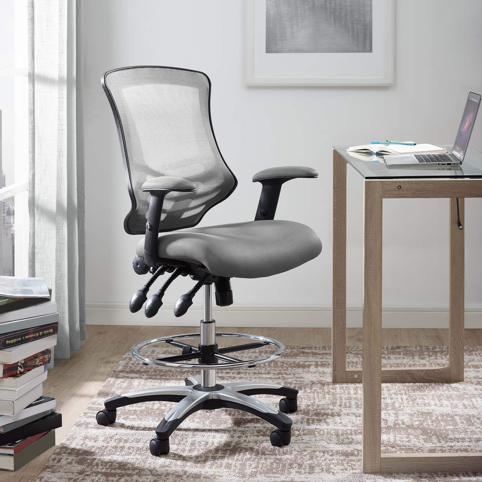 Calibrate Mesh Drafting Chair By HouseBean