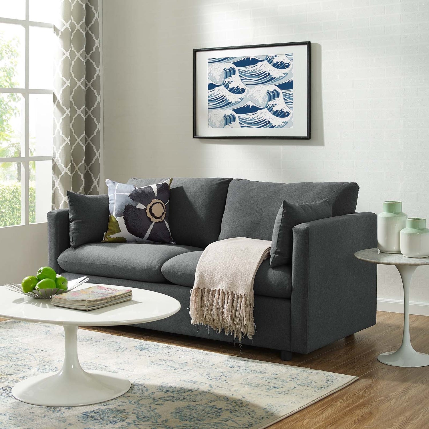 Activate Upholstered Fabric Sofa by Modway