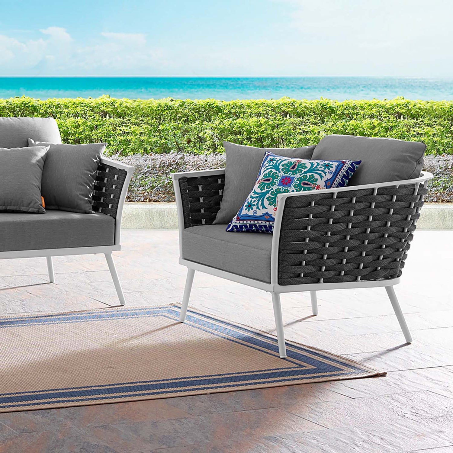 Stance Outdoor Patio Aluminum Armchair by Modway