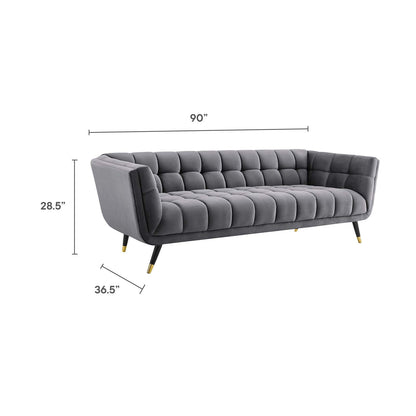 Adept Performance Velvet Sofa By HouseBean