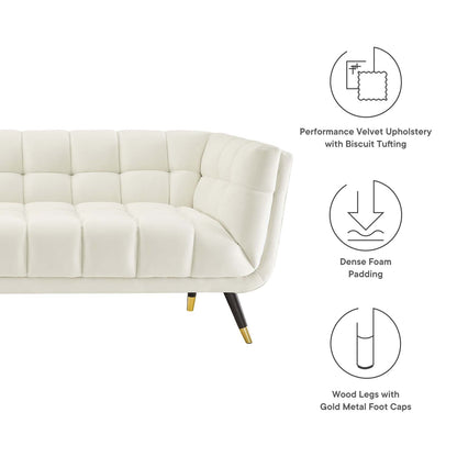 Adept Performance Velvet Sofa By HouseBean