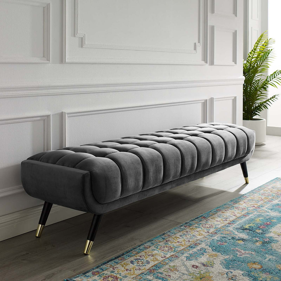 Adept Performance Velvet Bench By HouseBean