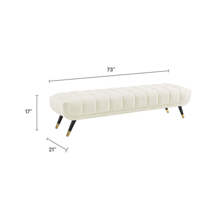 Adept Performance Velvet Bench By HouseBean