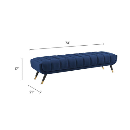 Adept Performance Velvet Bench By HouseBean