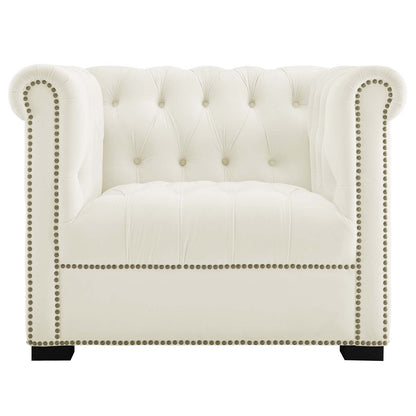 Heritage Performance Velvet Armchair by Modway
