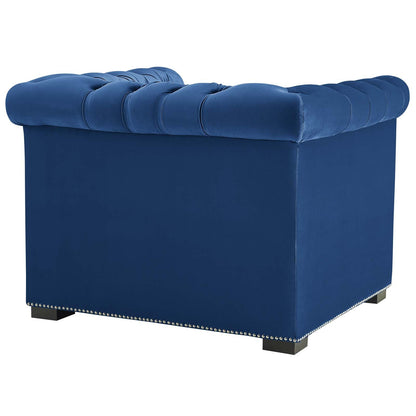 Heritage Performance Velvet Armchair by Modway