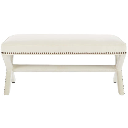 Rivet Performance Velvet Bench By HouseBean