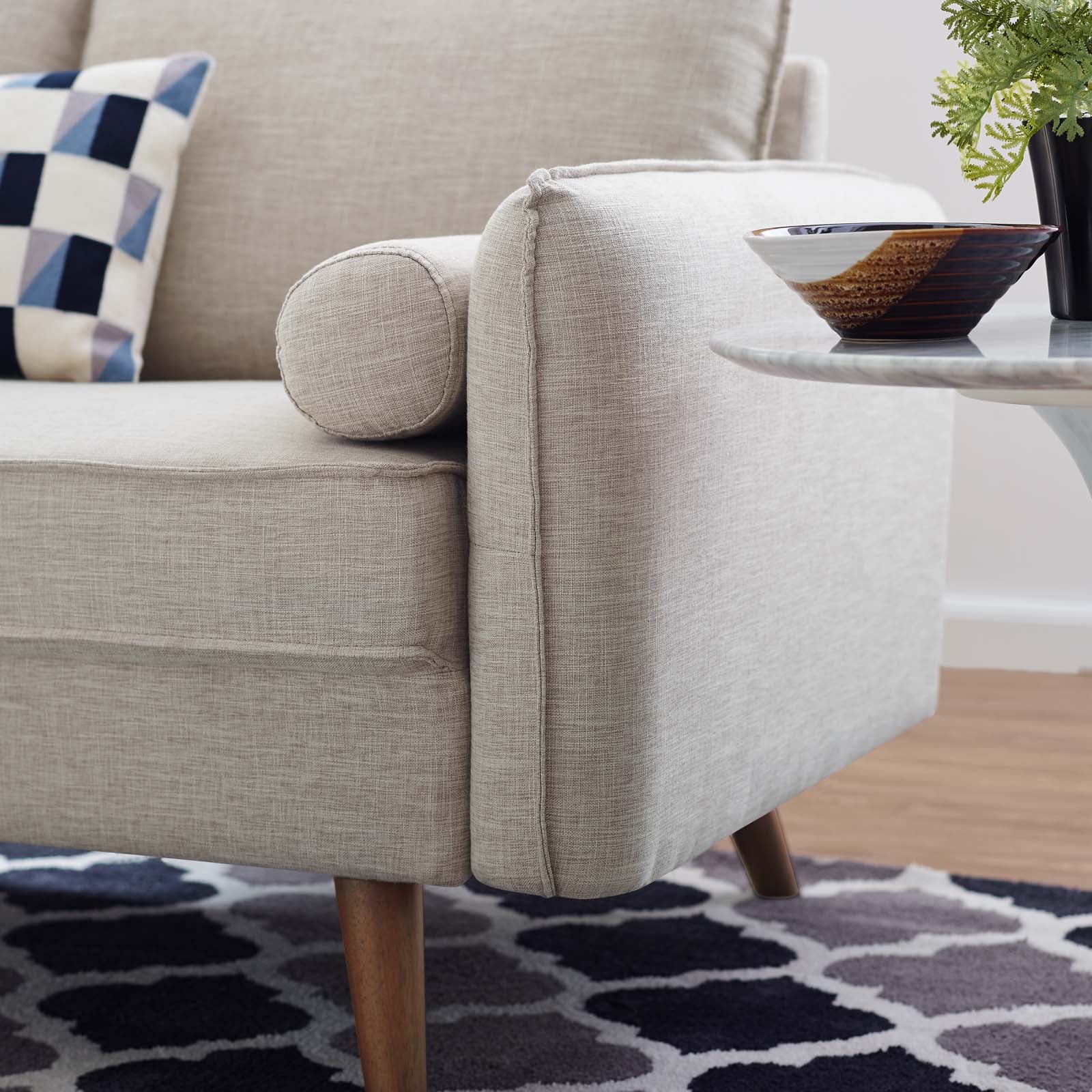 Revive Upholstered Fabric Loveseat By HouseBean