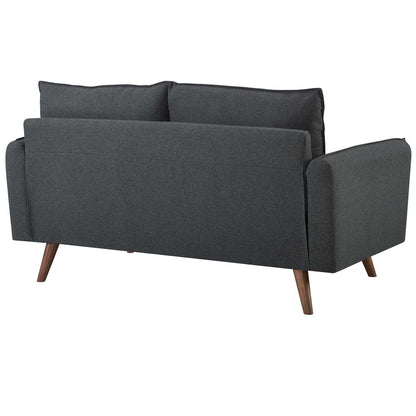 Revive Upholstered Fabric Loveseat By HouseBean