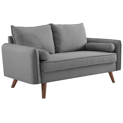 Revive Upholstered Fabric Loveseat By HouseBean