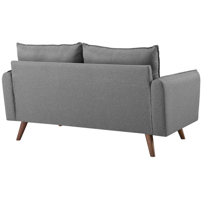 Revive Upholstered Fabric Loveseat By HouseBean