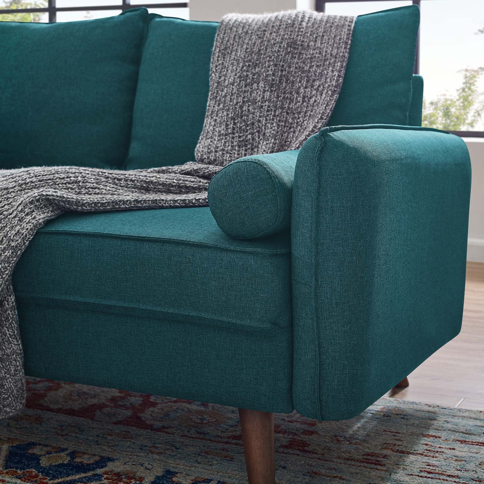 Revive Upholstered Fabric Loveseat By HouseBean