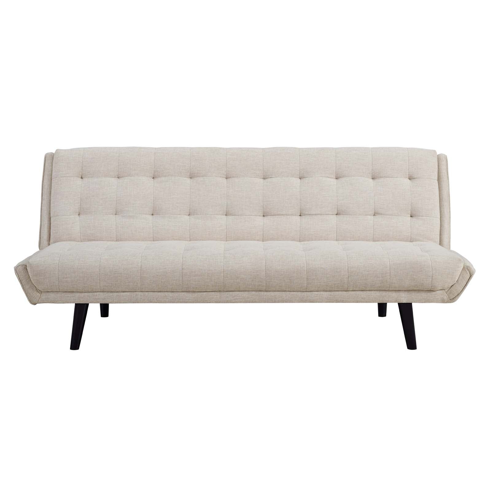 Glance Tufted Convertible Fabric Sofa Bed By HouseBean