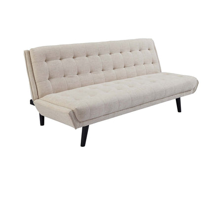 Glance Tufted Convertible Fabric Sofa Bed By HouseBean