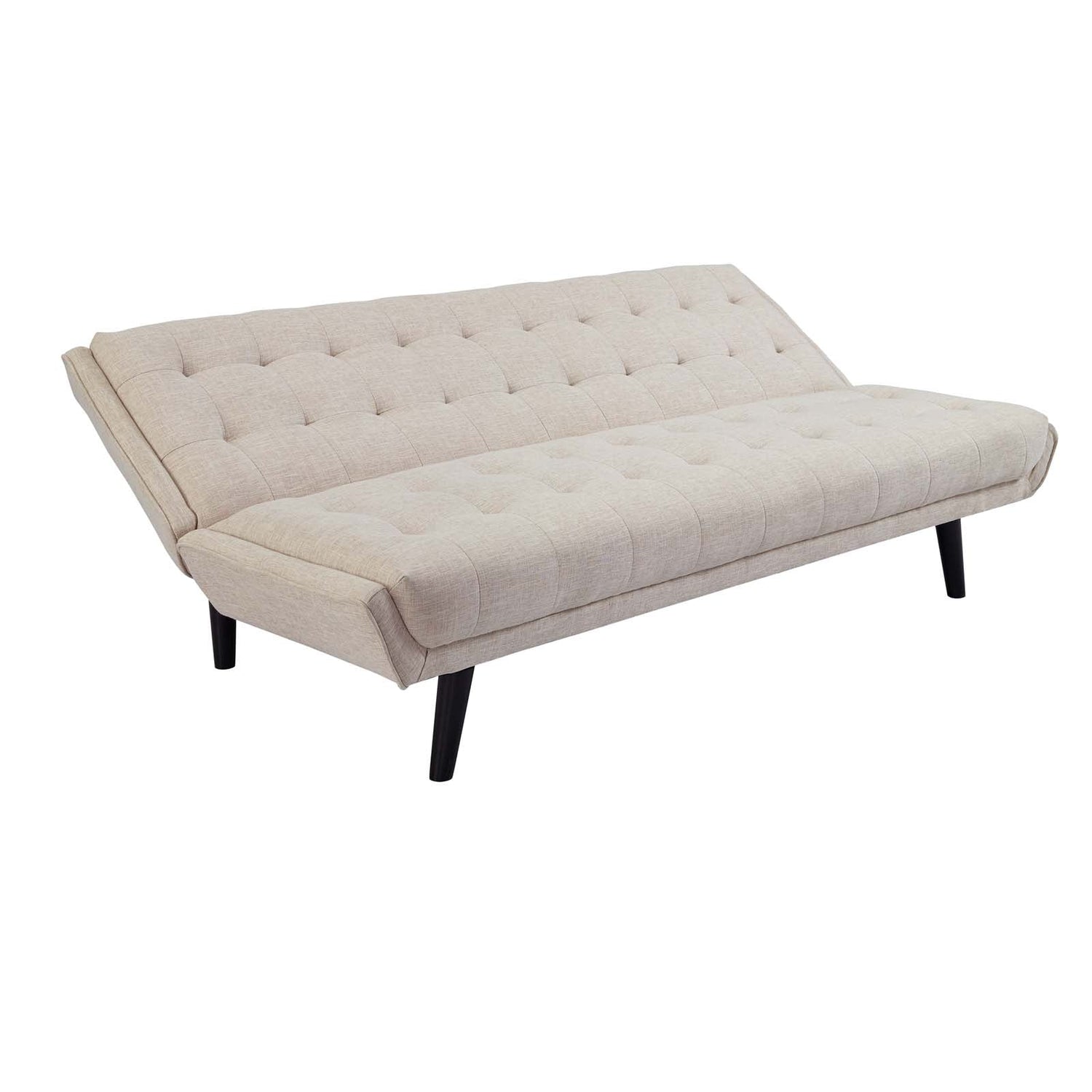 Glance Tufted Convertible Fabric Sofa Bed By HouseBean