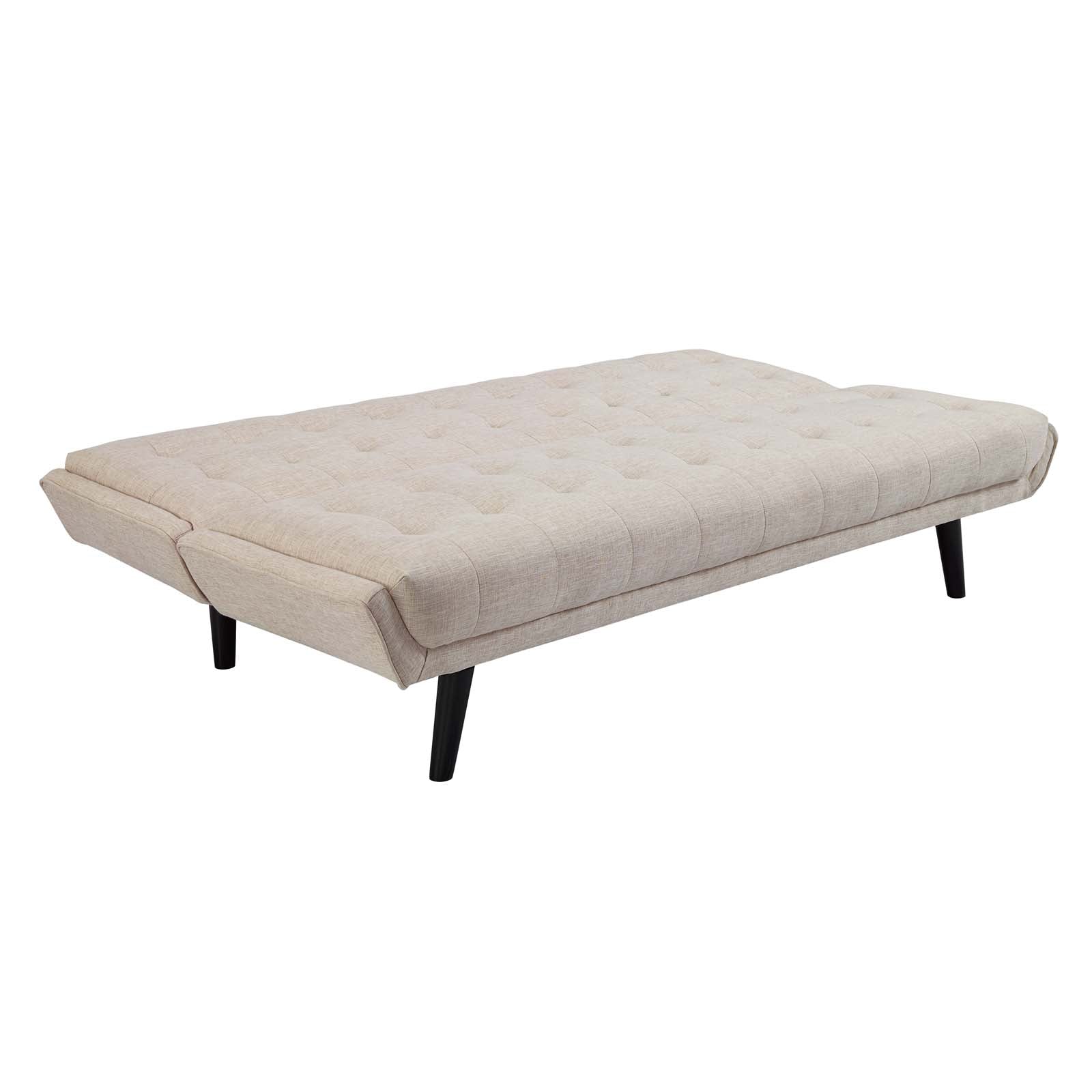 Glance Tufted Convertible Fabric Sofa Bed By HouseBean