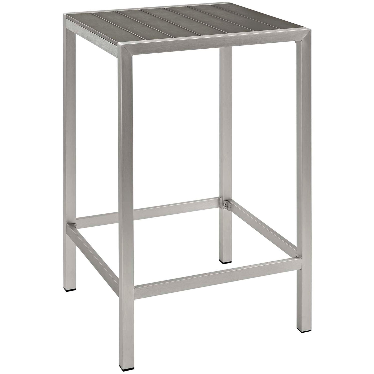 Shore 3 Piece Outdoor Patio Aluminum Pub Set by Modway