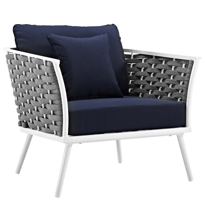 Stance 7 Piece Outdoor Patio Aluminum Sectional Sofa Set by Modway