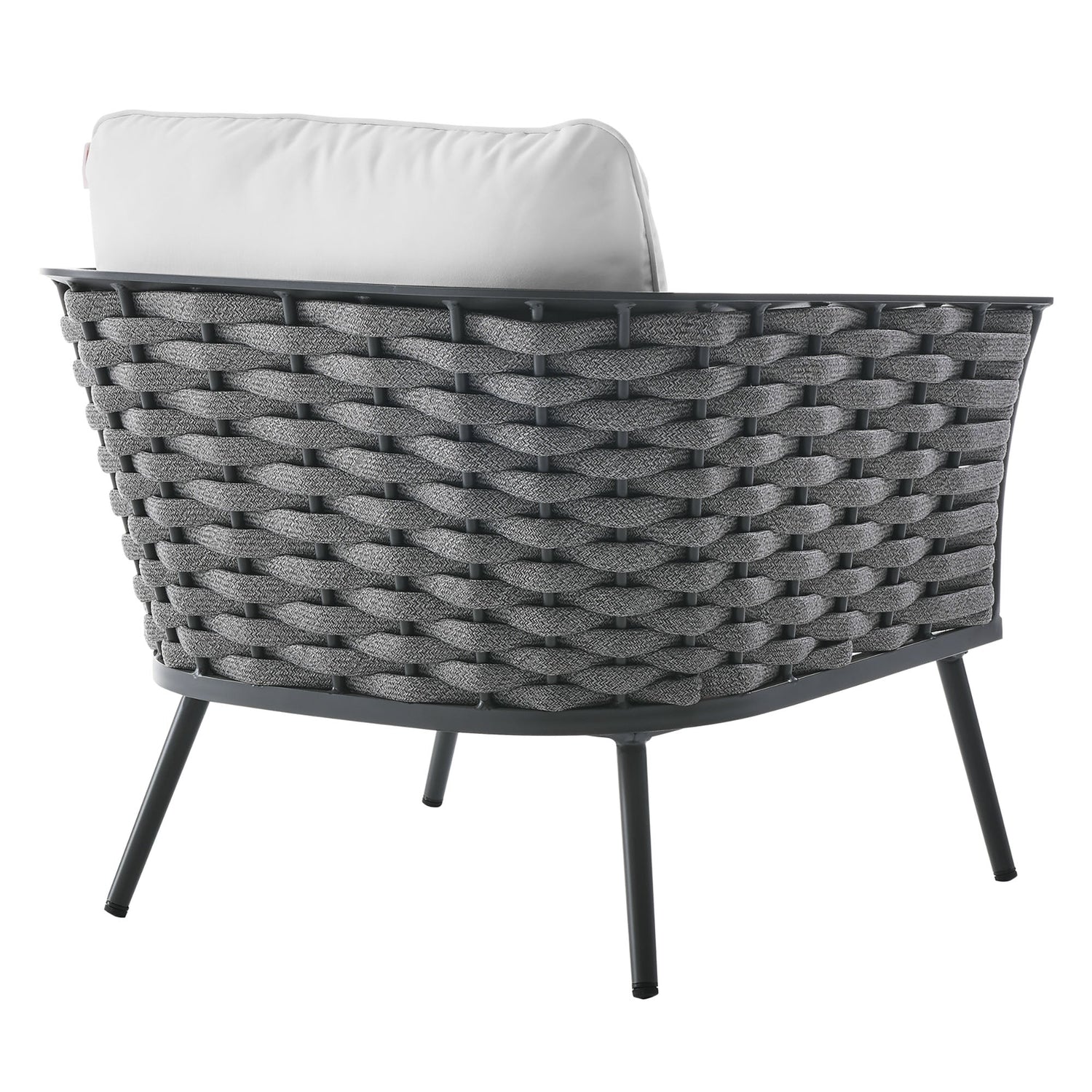 Stance 4 Piece Outdoor Patio Aluminum Sectional Sofa Set by Modway