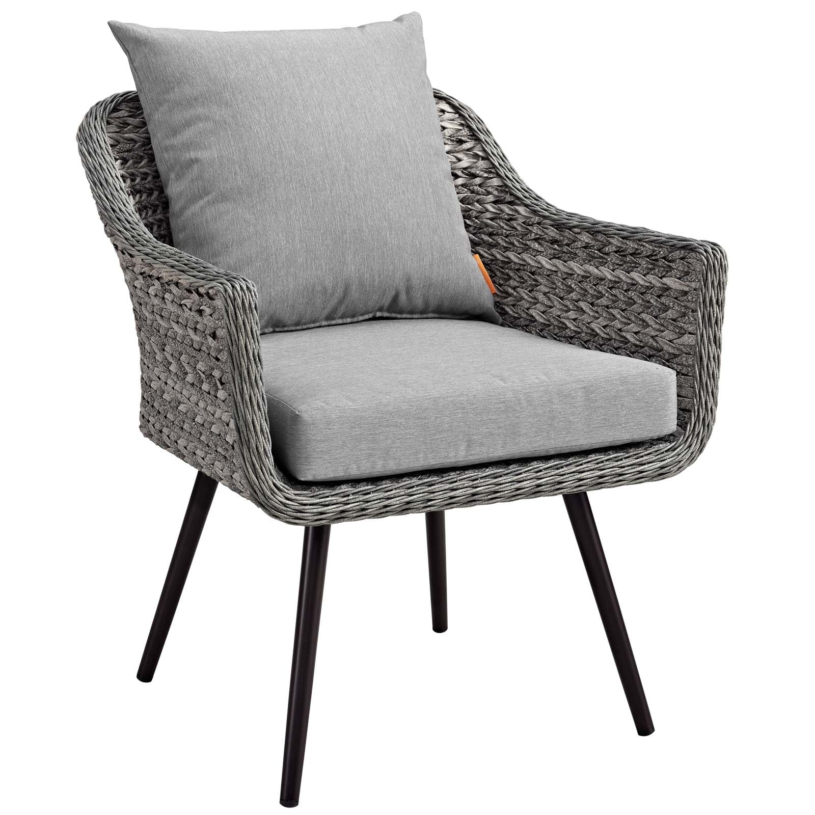 Endeavor Armchair Outdoor Patio Wicker Rattan Set of 2 By HouseBean