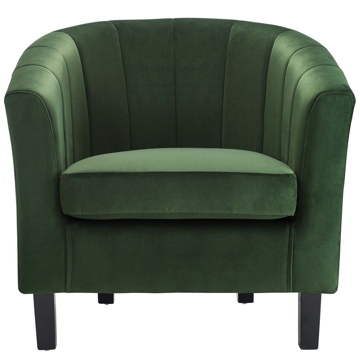 Prospect Channel Tufted Performance Velvet Armchair By HouseBean