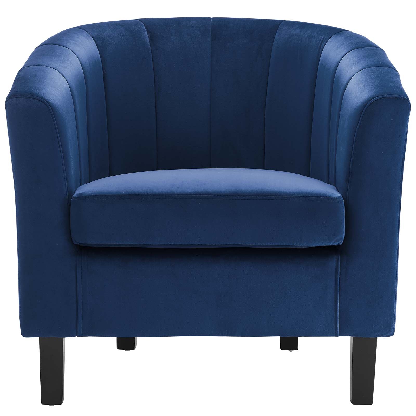 Prospect Channel Tufted Performance Velvet Armchair By HouseBean