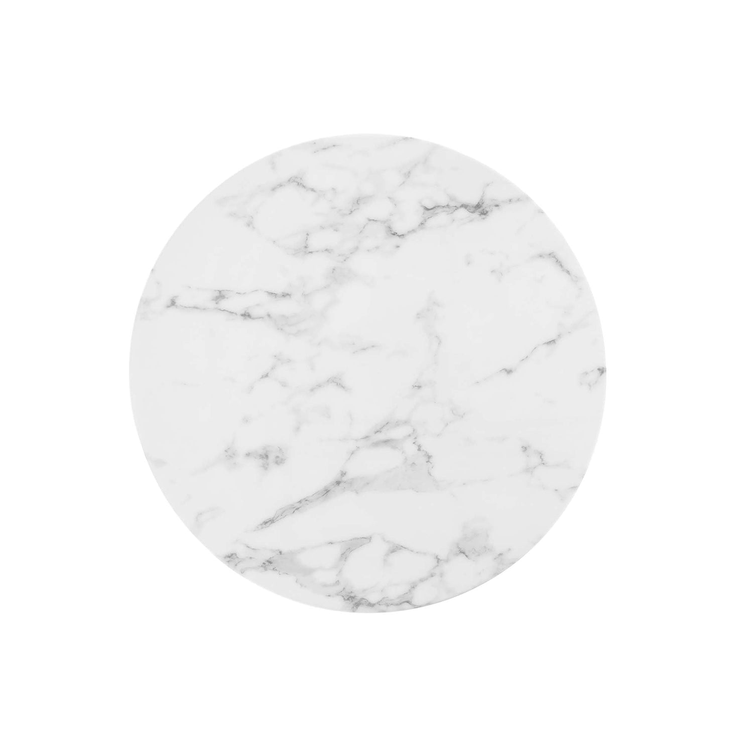 Lippa Round Artificial Marble Bar Table by Modway