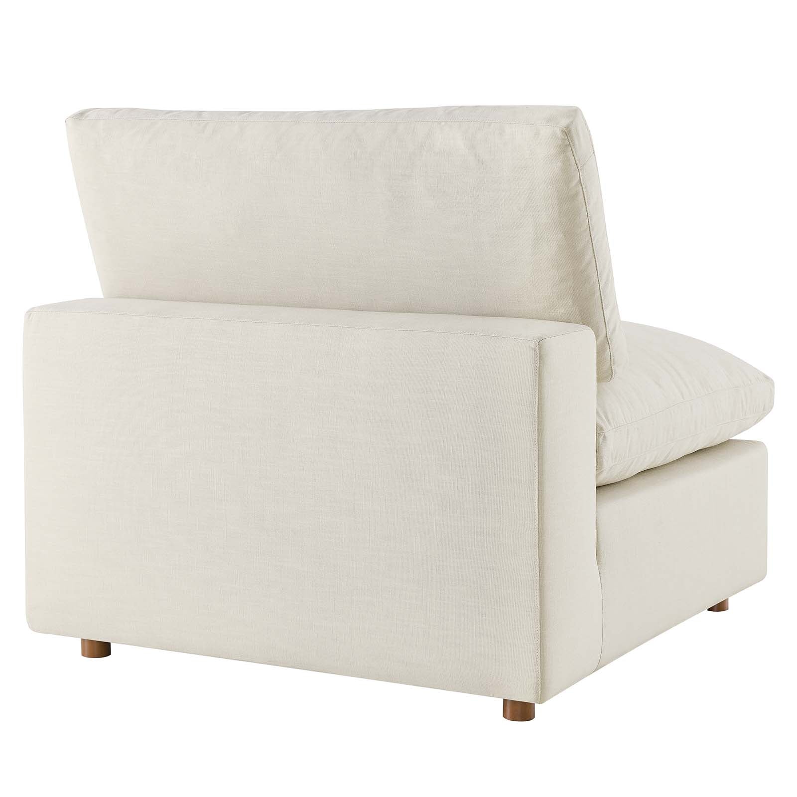 Commix Down Filled Overstuffed Armless Chair By HouseBean