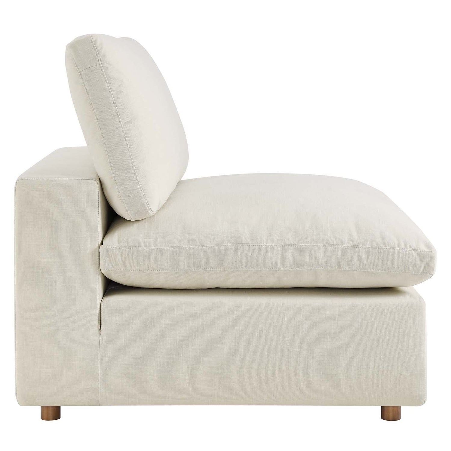 Commix Down Filled Overstuffed Armless Chair By HouseBean