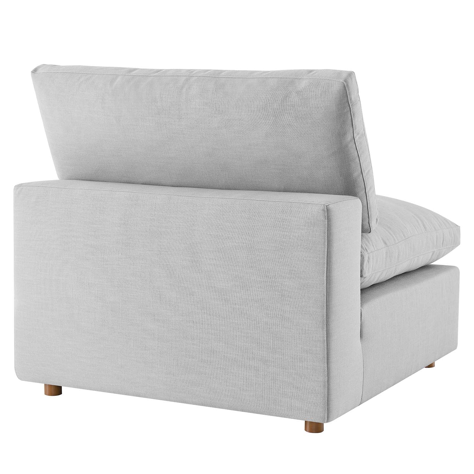 Commix Down Filled Overstuffed Armless Chair By HouseBean