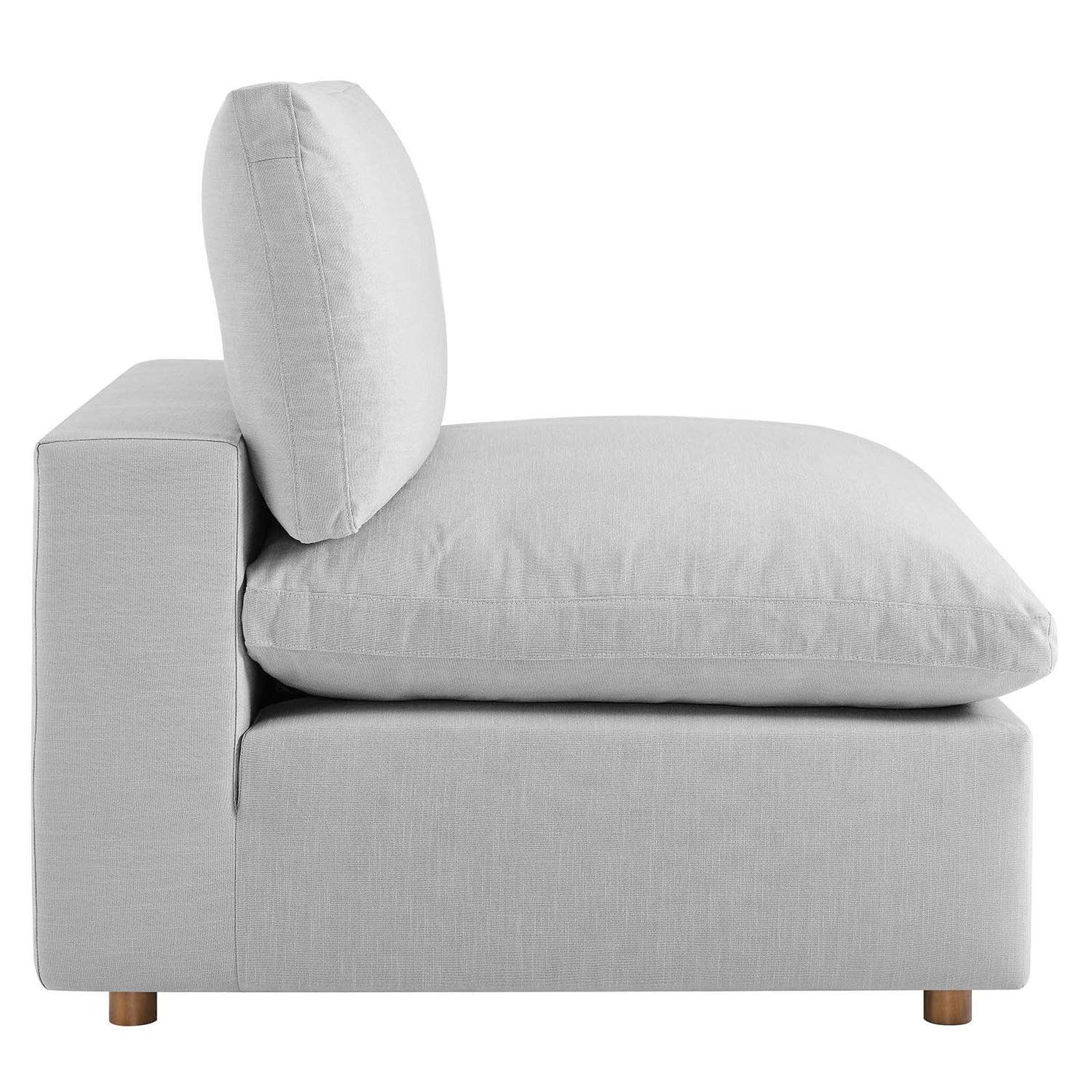 Commix Down Filled Overstuffed Armless Chair By HouseBean