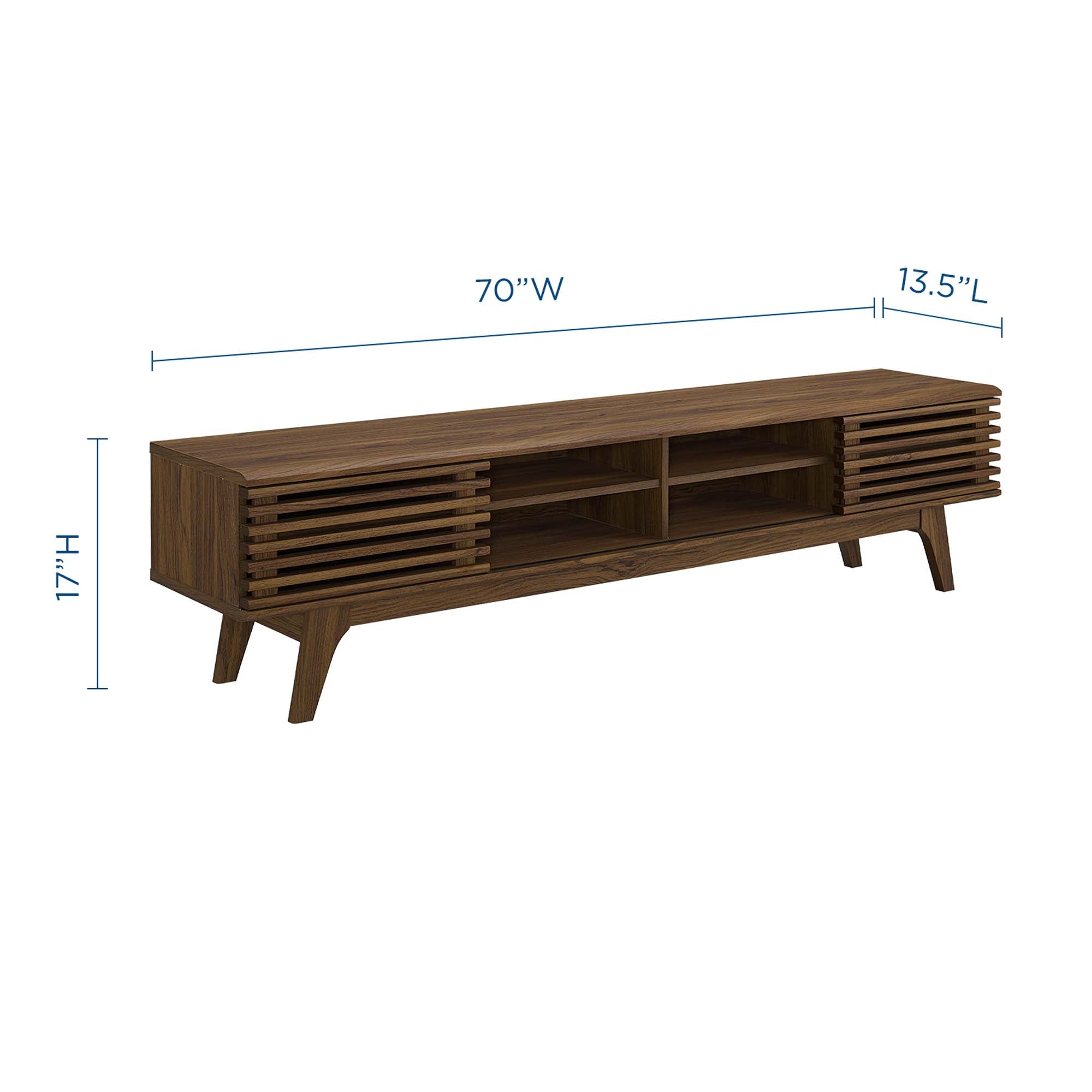 Render 70&quot; Entertainment Center TV Stand by Modway