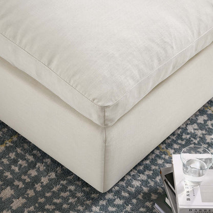 Commix Down Filled Overstuffed Ottoman By HouseBean