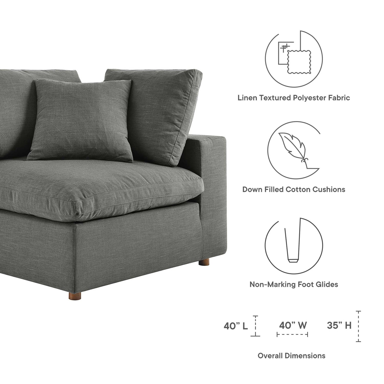 Commix Single Corner by Modway