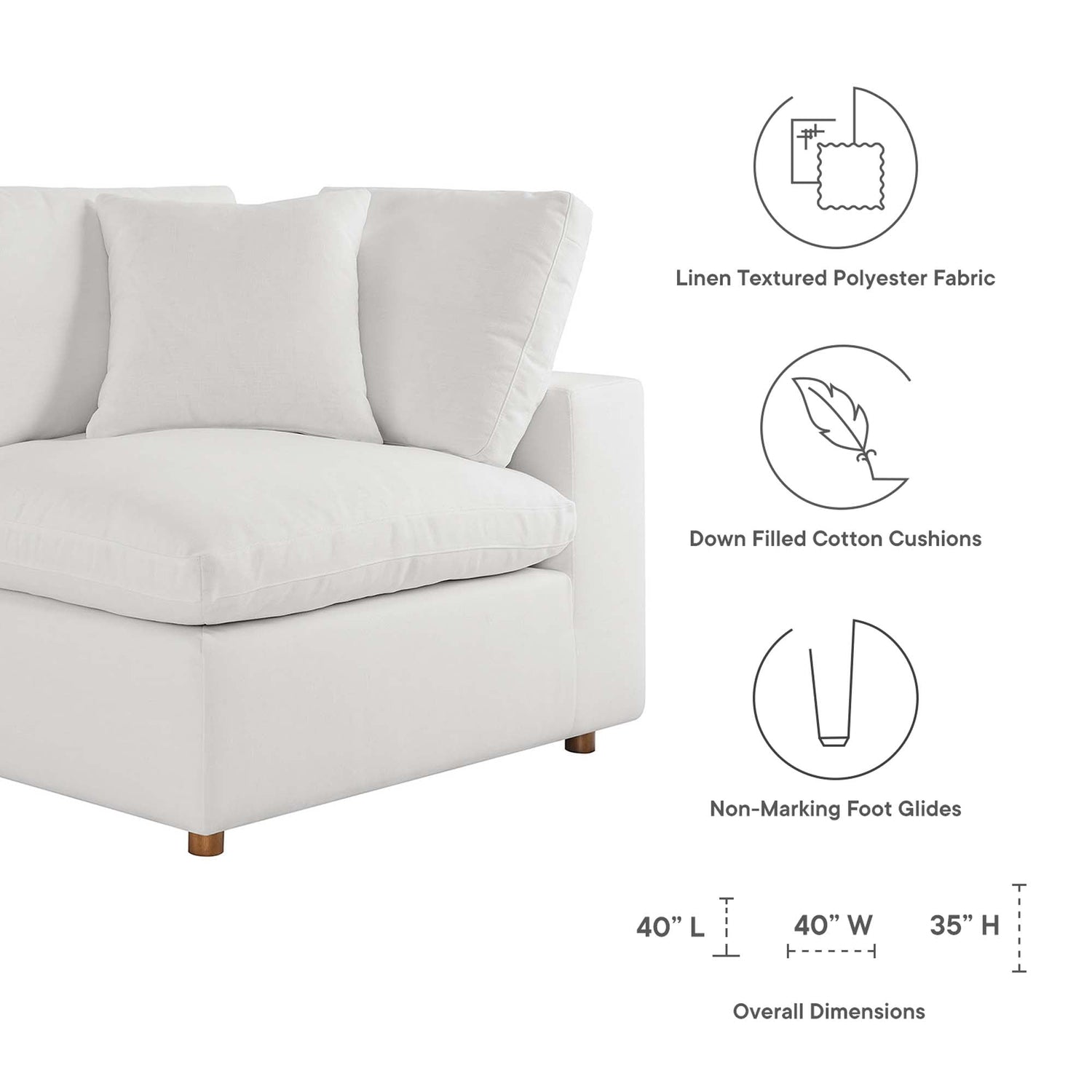 Commix Single Corner by Modway